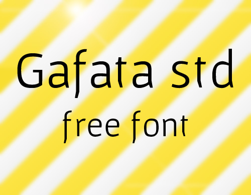 Gafata STD Free Fonts 2014