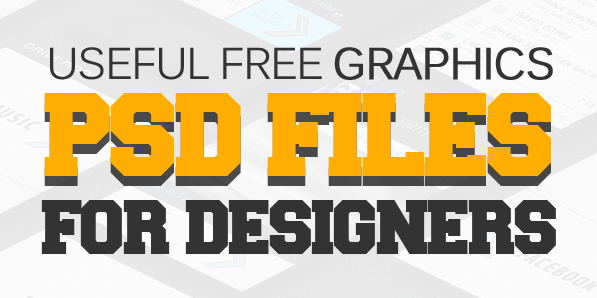 Free PSD Files: 36 Fresh Graphics PSD for Designers