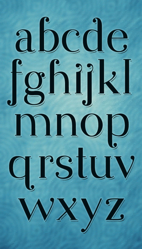 Minna Drop free fonts letters for designers