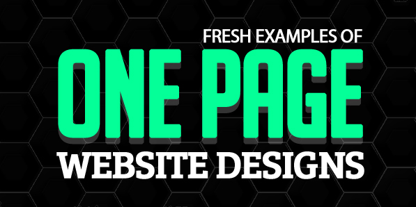 One Page Website Designs – 30 Fresh Examples
