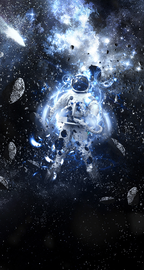 Outer Space Astronaut Photoshop Manipulation Tutorial