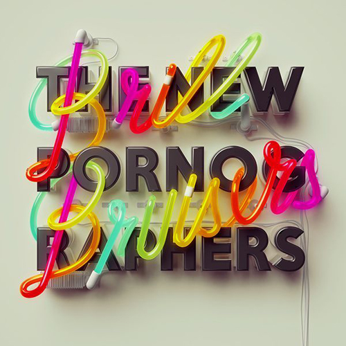 The New Pornographers Typogrpahy design by Steven Wilson