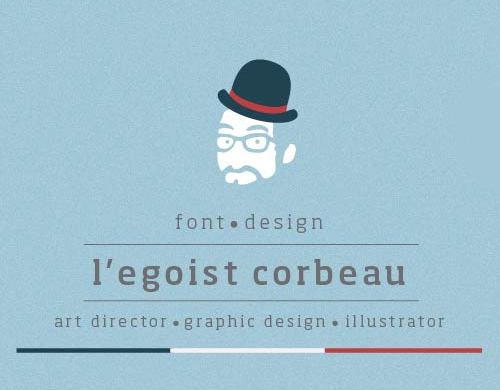 L'egoist Corbeau free font family download