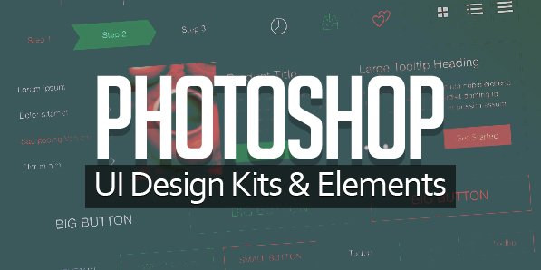 Free UI Kits, Free Photoshop PSD Web Elements for Designers