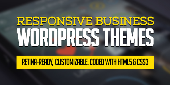 Responsive Business WordPress Themes (15 New WP Themes)