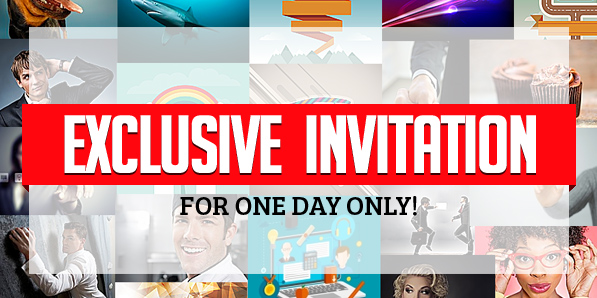 Exclusive invitation for One Day Only!