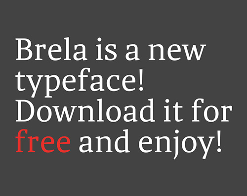 Brela Font Free Download