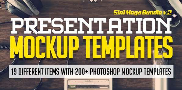 Presentation Mock-up Templates: 200+ Mockup Designs
