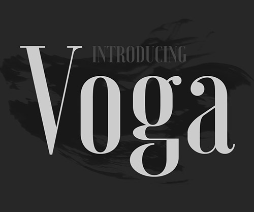 Voga Font Free Download