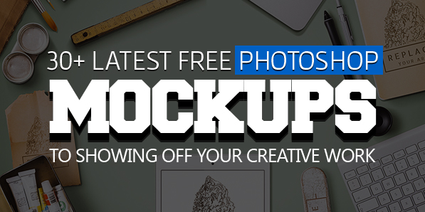 New Free Photoshop PSD Mockups for Designers (30+ MockUps)