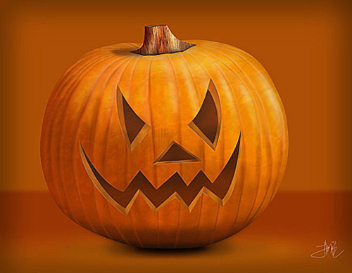 How to Dran a Halloween Pumpkin in Photoshop