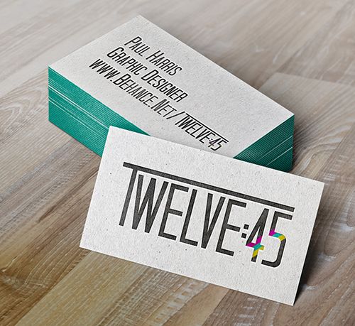 Twelve:45 Business card