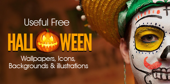 Useful Free Halloween Wallpapers, Icons, Background Illustrations