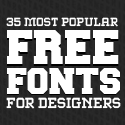 Post Thumbnail of 35 Most Popular Free Fonts In 2014