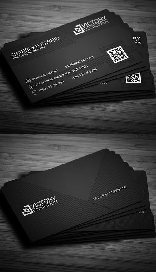 Black Corporate Business Card