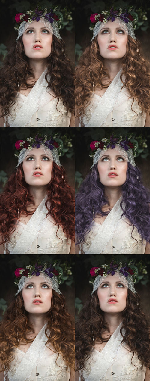 How to Change Hair Colour in Photoshop: Lighten, Tint and Create Ombre Hair Effects in Photoshop Tutorial
