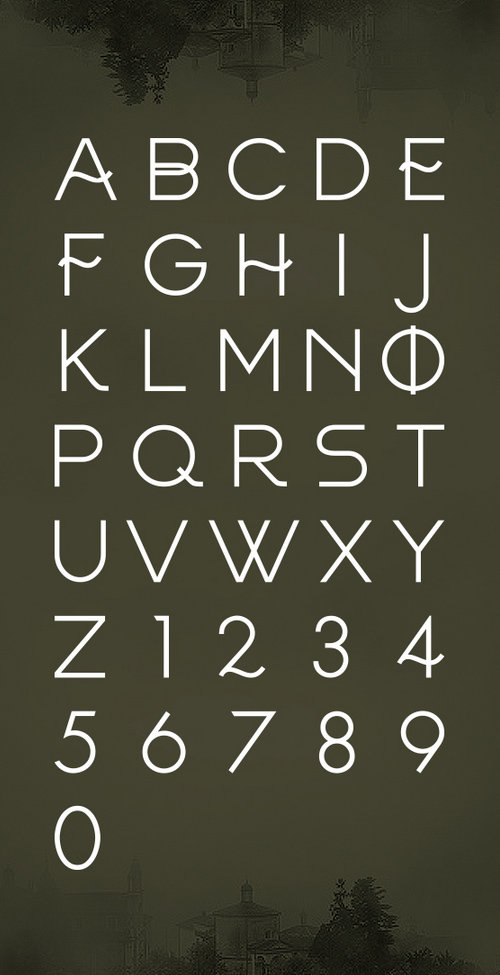 Frinco Font Letters