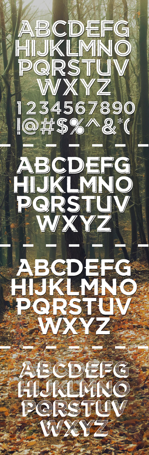 Redbudd Font Letters