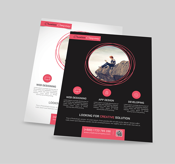 Modern Web/App Design Agency Flyer/Poster