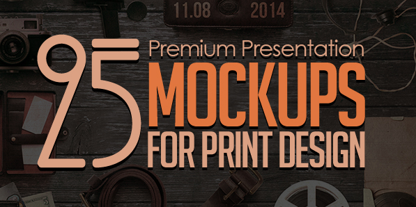 25 Premium Presentation Mockups for Print Design