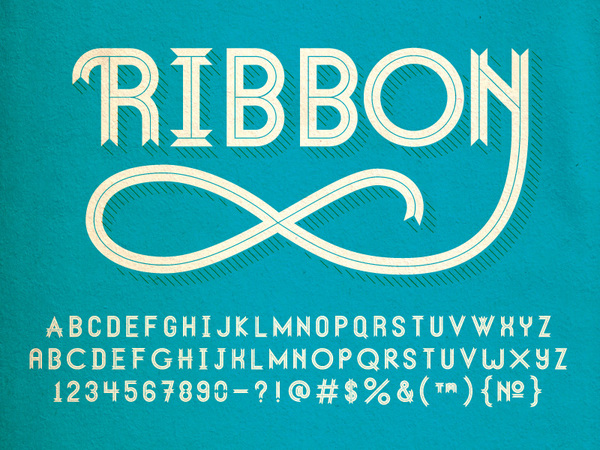 Ribbon Free Font for Hipsters