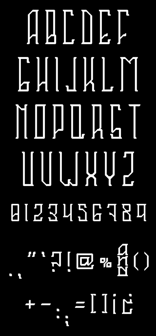 Sahaquiel Font Letters