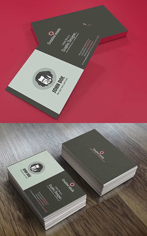 Flat and Elegant Business Card