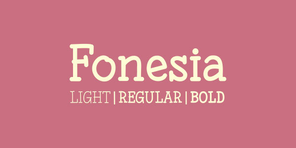Fonesia Free Font
