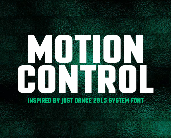 Motion Control Free Font