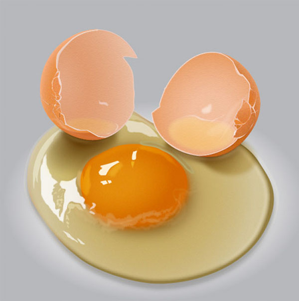 How to Draw a Egg Yolk Using Adobe Illustrator