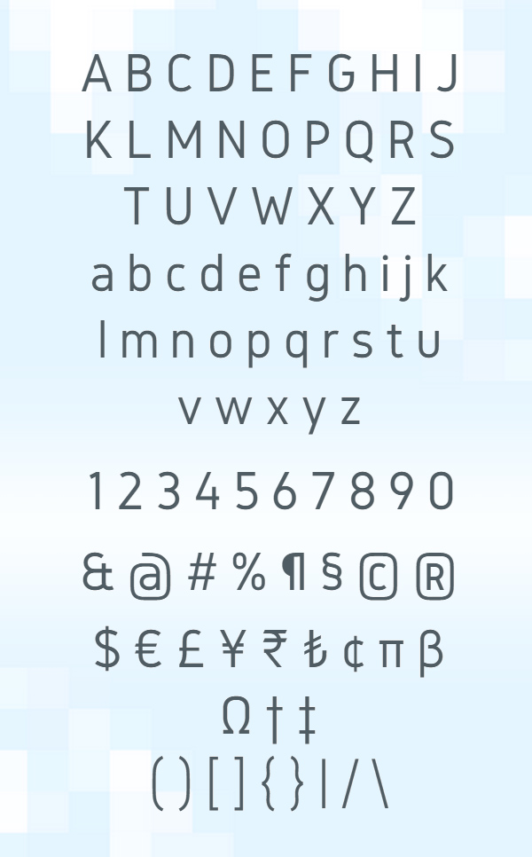 Gidole Font Letters