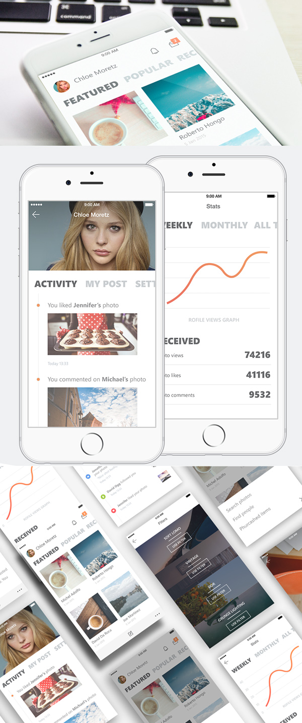 Metro style iOS app template