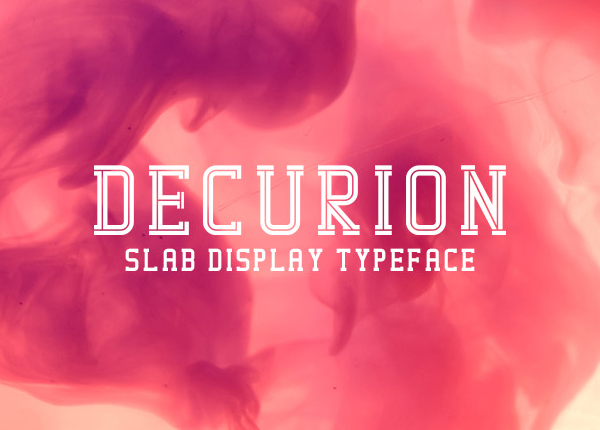 Decurion free font