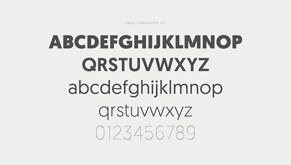 Geomanist font letters