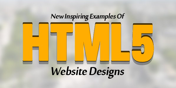 HTML5 Websites Design – 27 New Web Examples