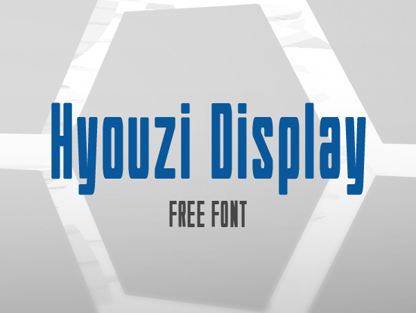 Hyouzi Display Free Font