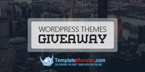 TemplateMonster Giveaway of Any 10 WordPress Themes
