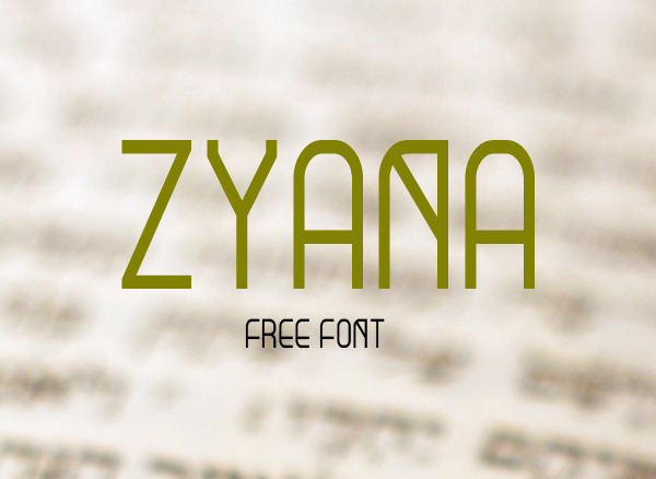 Zyana Free Font