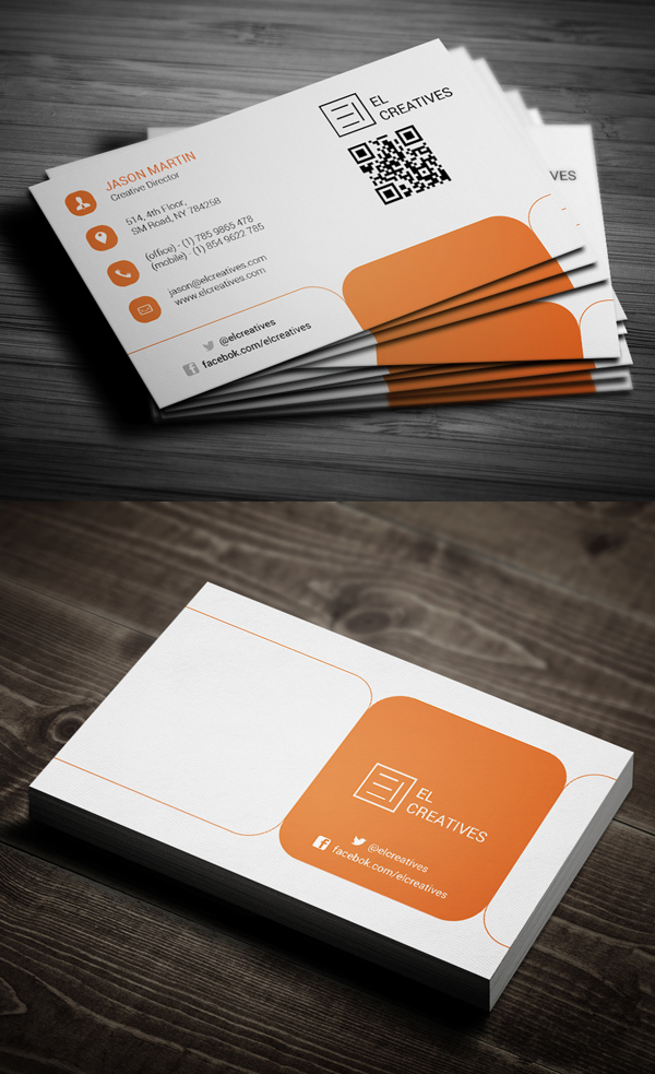 Orange Creative Business Card