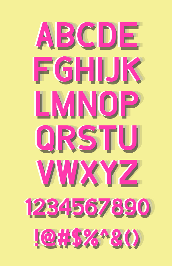 Belanusa Font Letters