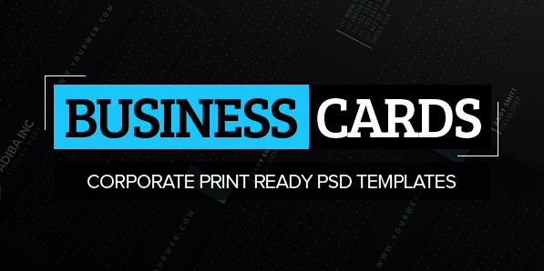 23 Corporate Creative Business Card PSD Templates