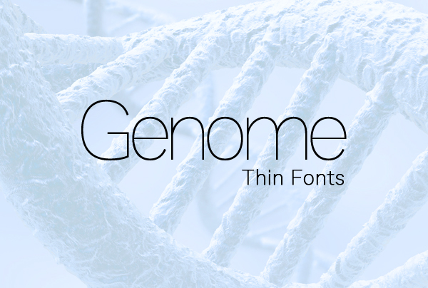 Genome Free Font