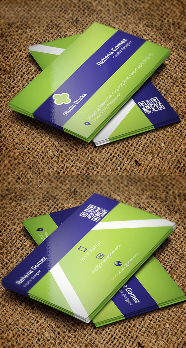 Free Eco Business Card Design
