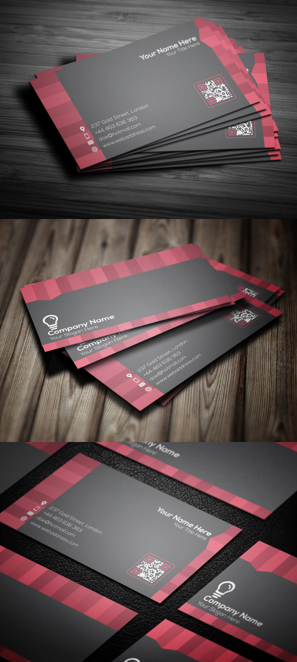 Free Corporate Business Card Template PSd