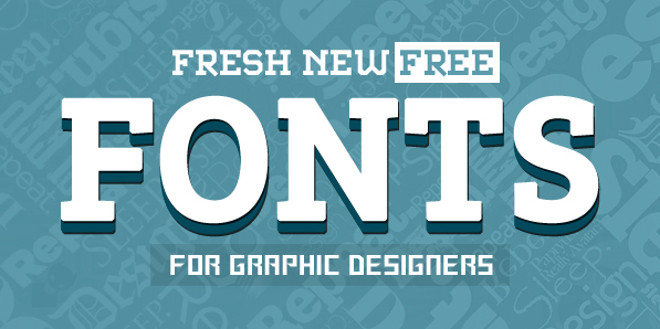 18 Fresh Free Fonts for Designers