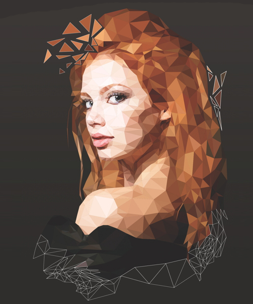 Create a Low-poly Illustration in Photoshop Tutorial
