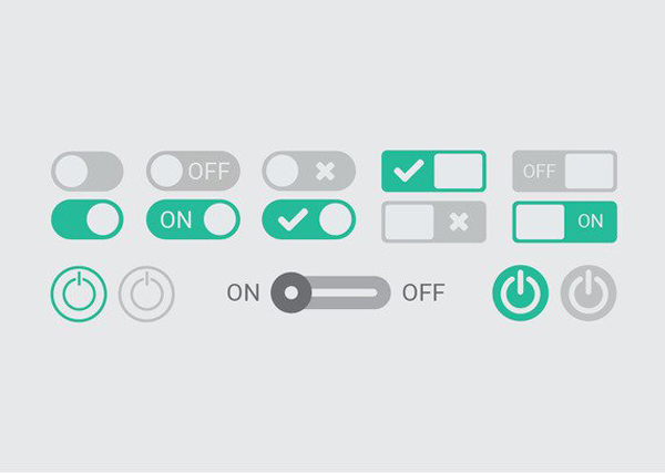 On Off Button Vectors Vector Graphic