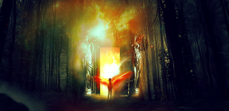 Create Portal to Another Realm Photo Manipulation in Photoshop