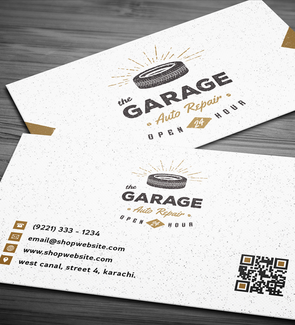 Free Vintage Business Card PSD Template