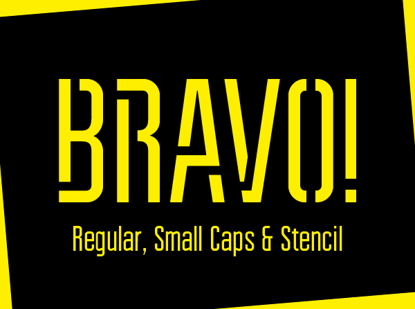 Bravo! Free Font for Designers